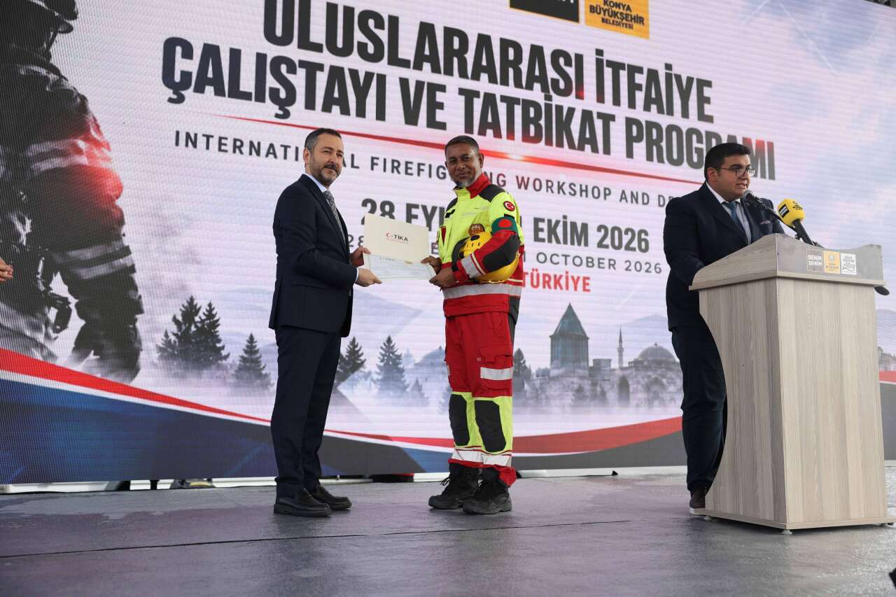 Konya’da bir ilk yaşandı! 14 ülkeden itfaiyeci nefes kesen bir operasyona imza attı 15